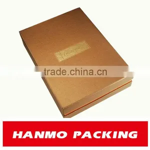 Cube Packing Box With Bottom and Lid,Gold Color thumbnail-2