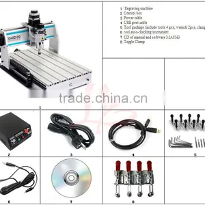 3040 USB CNC Router Machine 3 Axis With Toggle Clamp thumbnail-2