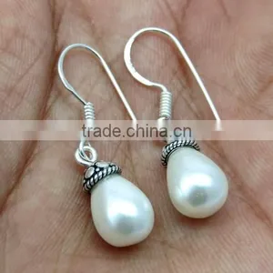 Lucky Blister Pearl 925 Sterling Silver Earring thumbnail-1