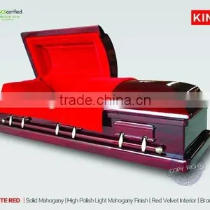 Bier Last Supper MAGISTARTE RED Mahogany Solid Wood Casket thumbnail-1