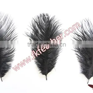 Cheap Craft Feather Black Ostrich Feathers Fabric For Wedding Decorations And Party Rnament thumbnail-4