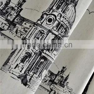 Contemporary and Contracted Cotton/Linen Shading Curtain Fabrics thumbnail-4