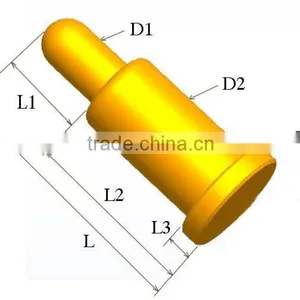 Custome Pogo Pin Don't Worry the Order~gold Plated Wholesale Spring Contact Pogo Pin Header thumbnail-6