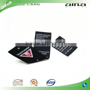 Garment Accessories Like Clothing Woven Polyester/satin Label Printed Wash Care Label Manufacturer thumbnail-1
