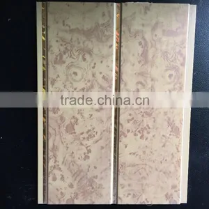 Pvc Ceiling Panel With Gold Sliver for Interior Decoration thumbnail-1