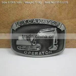 Wholesale Men's 35mm Metal Plate Belt Bucklewith Rhinestones thumbnail-4