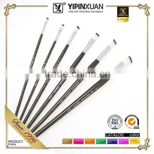 Free Sample 6pcs Set Fine Nylon Hair Wooden Handle Artsit Painting Brush thumbnail-1