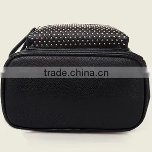 Rivet Decoration pu Leather Backpack Bag Custom Made thumbnail-6