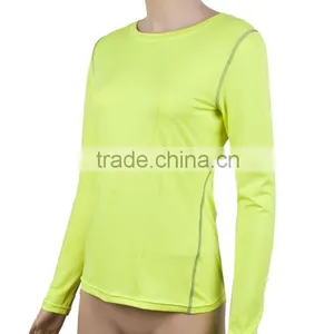 Wholesale Comfortable Yoga Apparel Long Sleeves Tshirt 2019 thumbnail-2
