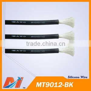 Maytech Insulated Power Silicon Wire 12awg High Flexible Silicone Cable Black Color thumbnail-1