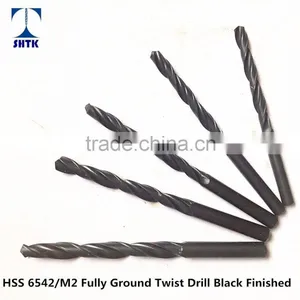 Factory Sales Directly, HSS M2/6542 Fully Ground Twist Drill Bit, Black Finished thumbnail-2