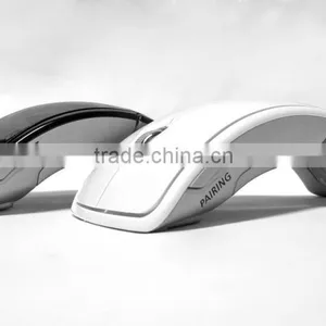 2.4Ghz Wireless Mouse Arc Shaped Battery Drived OEM Welcomed as Promotional Gift thumbnail-1