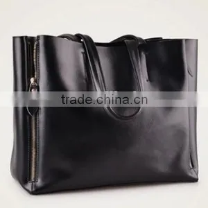 2 in 1 Fashion White Noble Lady Pure Leather Handbags thumbnail-2
