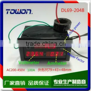 Multi-functional LED Display Panel Meter Voltmeter Ammeter With Active and Reactive Power and Power Factor 200-450V 0-100A thumbnail-1