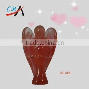 Natural Gemstone Carved Angel Statue/figurine for Decoation thumbnail-6