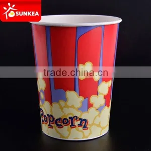 130oz Paper Popcorn Bucket for Movie Theatre thumbnail-2