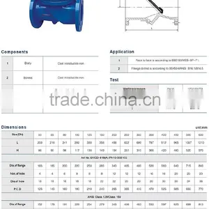 OEM Chinese Factory JIS DPS Swing Wafer Water Check Valve thumbnail-5