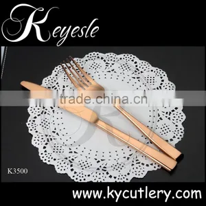 Copper Pattern Flatware,cutlery-set-stainless-steel,colored Cutlery Set thumbnail-3