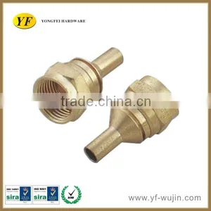 Factory Waterproof Electrical Brass Female Male Cable Wire Connector ISO9001 thumbnail-3