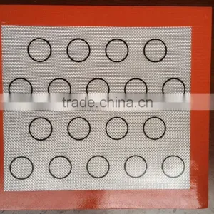 FDA LFGB 40x30cm Grade Silicone Macarons Baking Mat thumbnail-5