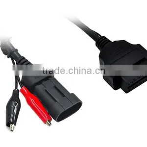Hot Selling OBD OBD2 Fiat 3 Pin Alfa Lancia to 16 Pin Diagnostic Cable Car Connector Fiat 3Pin thumbnail-3