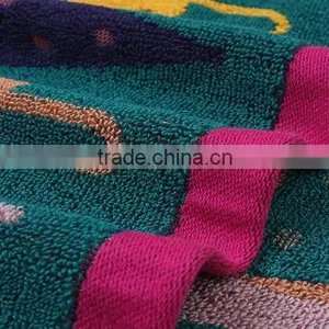 100% Cotton Yarn Dyed Jacquard Umbrella Soft Face Towel for Korea Market thumbnail-3