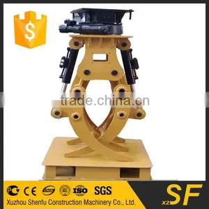 5F Rotating Log Grab of Excavator Timber Grapple thumbnail-1