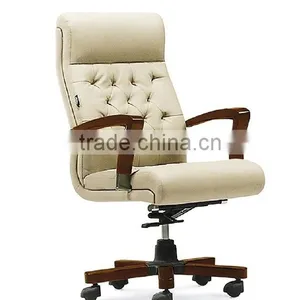 Furniture High Back Armrest Ergonomic Leather Executive Office Chairs With Wheels GZH-SJ1003 thumbnail-3