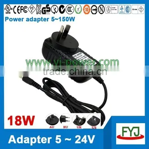 Small Size Lowest Price ac Adapter 12v 1.5a 1.6a 18w With CCC CE UL FCC GS C-TICK PSE SAA KC BS thumbnail-5