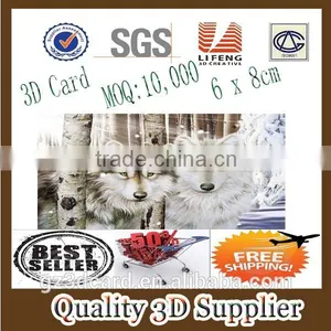 Guangzhou Lifeng Customized 3d Lenticular Card/3d Plastic Business Card China Manufacturer/promotional 3d Card thumbnail-1
