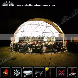 Large Outdoor Customized Geodesic Dome Tent For Commercial Meeting thumbnail-1