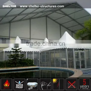 Guangzhou Waterproof Hard Pvc Pagoda Roof Tent thumbnail-5