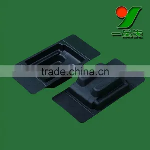Black Color Fiber Molded Biodegradable Protective Packaging Inserts Trays Plastic Blister Packaging thumbnail-5