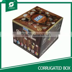 Quality Chocolate Corrugated Box thumbnail-1