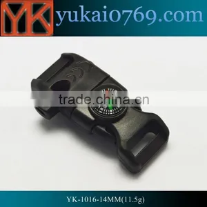 Yukai 14mm Fire Starter Buckle With Whistle Paracord Bracelet Edc Tool thumbnail-1