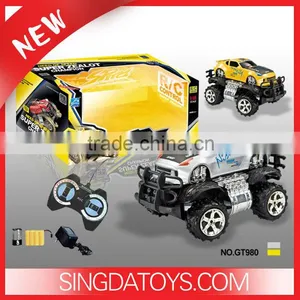 BEST GIFT! NEW RC CAR WITH BIG WHEELS(BATTERY INCLUDED) thumbnail-1