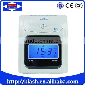 Punch Card Time Clock Attendance Machine thumbnail-1
