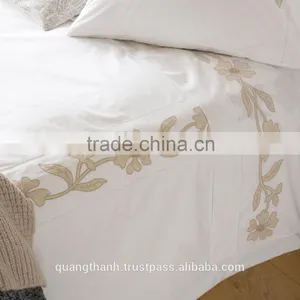 High Quality Hand Embroidery Bed Sheet thumbnail-2