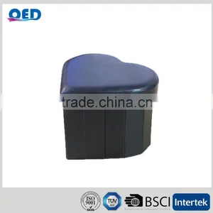 Heart Shape Foldable Storage Ottoman thumbnail-2