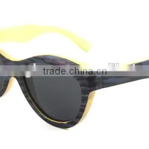 Custom Logo Bamboo Sunglasses, Pattern Bamboo Sunglasses thumbnail-1