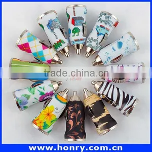 Unique Design Factory Top Quality Colorful Cellphone Single Port Car Charger thumbnail-6