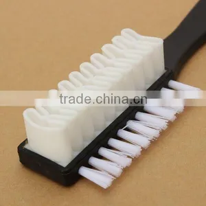High Quality Universal F Shape 2 Side Shoe Cleaning Brush Suede Nubuck Boot Shoes Cleaner Eraser Polish thumbnail-6