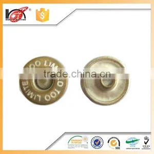 China Button Factory Fasteners for Clothes Rhinestone Button for Denim Cloth thumbnail-1