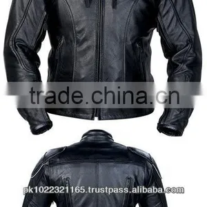 Leather Motorbike Jacket thumbnail-1