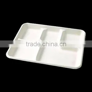 8" Paper Pulp/bagasse Tray thumbnail-1