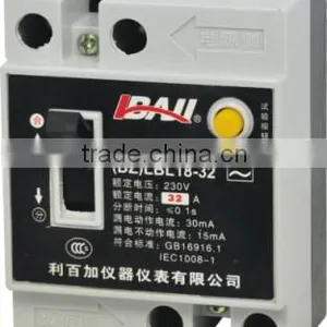 LB18L Leakage Earth Circuit Breaker Not With Lamp thumbnail-1