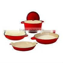 Enamel Cast Iron Cookware Set thumbnail-1
