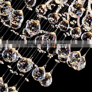 Eyptian Crystal Raindrop Ceiling Chandelier Lighting Modern 92040 thumbnail-3