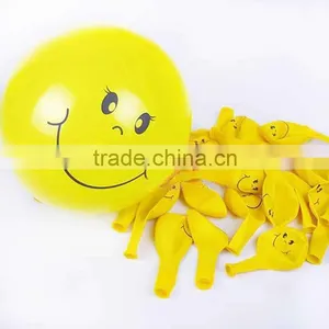 Colorful Smile Face Latex Balloon 10Inch Round Latex Balloon thumbnail-2
