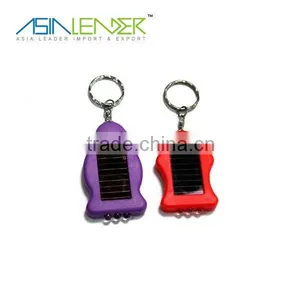 Mini Animal Shaped Led Solar Mini Led Flashlight Keychain thumbnail-1